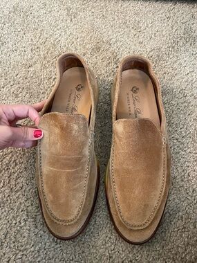 Loro Piana Camel Loafers